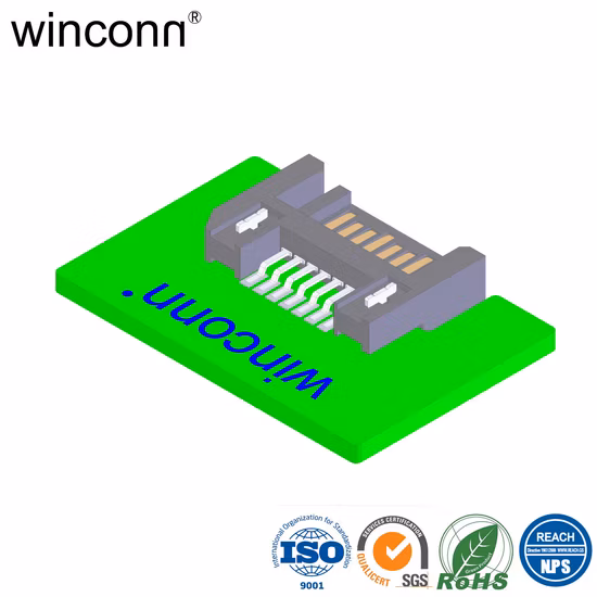 Разъем SATA Разъем SATA SMT Разъем SATA 7p SMT