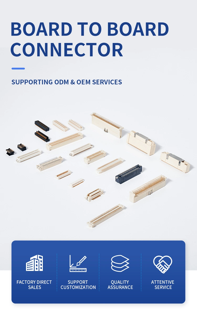 Jiln 0.5 mm Height 2.2mm General Type Without Post for LED Male 40pin-60pin Board to Board Connector